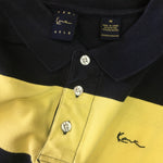 Karl Kani Gold Polo Shirt Sz. 4XL